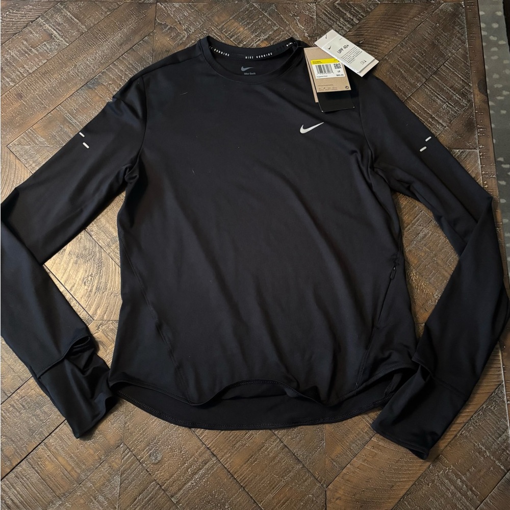 Nike Women’s Black DriFit SPF Running Shirt